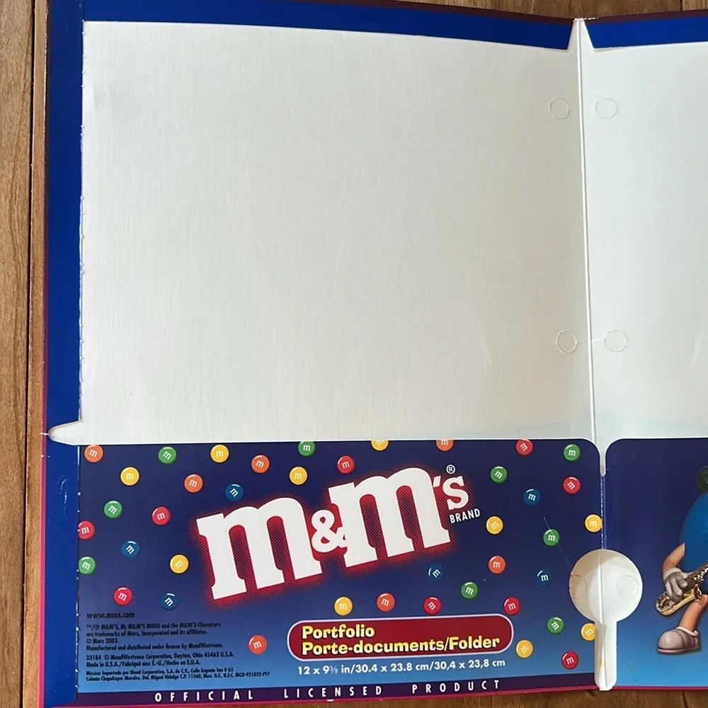 Mead Green M&M Portfolio Folder NEW 2003